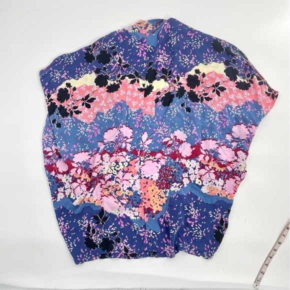 Victoria's Secret Women's Floral Kimono Boho Cover Up Tunic Top Open Front XS - Picture 10 of 10
